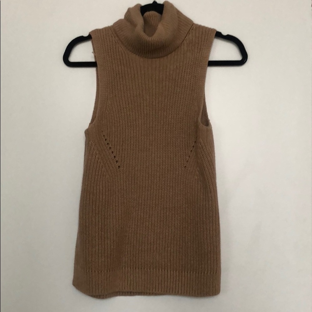 A&F Sleeveless Turtleneck Sweater